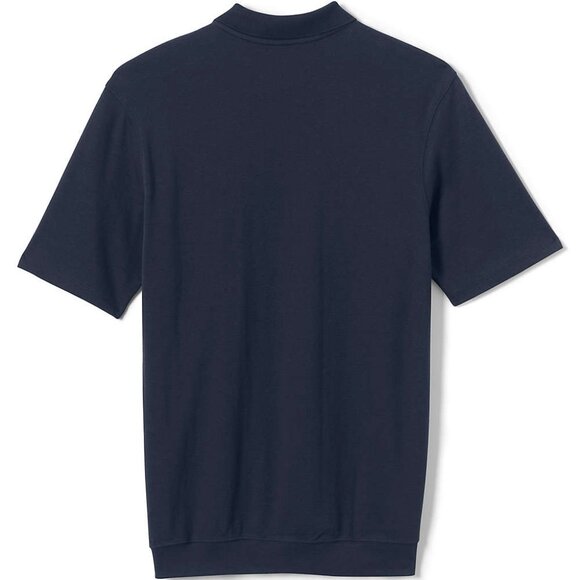 School Uniform Men's Short Sleeve Banded Bottom Polo Shirt, NWT - Picture 2 of 2